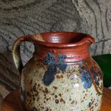 Traditional pottery sandstone pyrite Art-popular XIXth