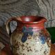 Traditional pottery sandstone pyrite Art-popular XIXth