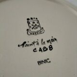 Assiette en faïence de Pornic modèle Binic par MBFA