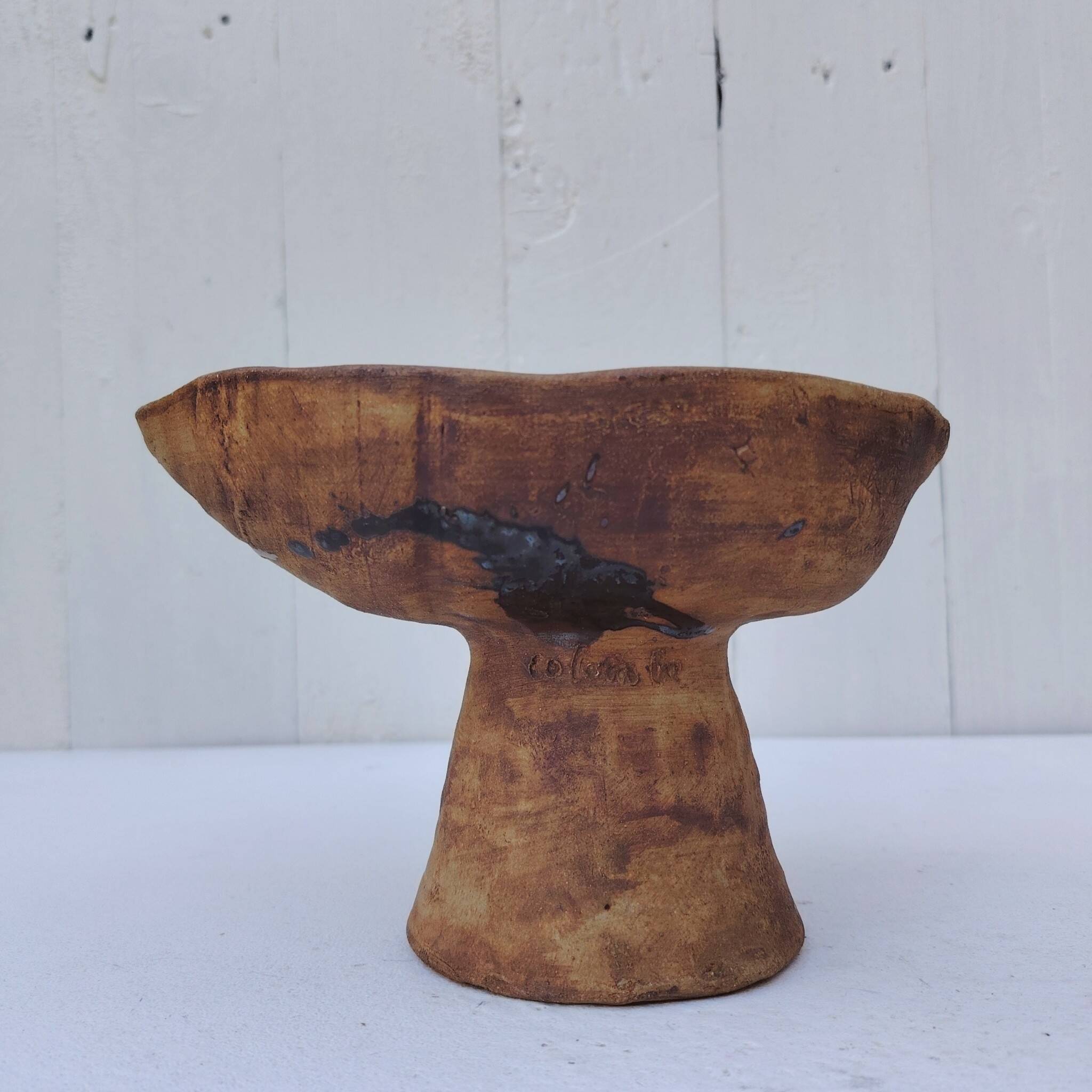 Tray, La Colombe pottery, M. Brault