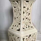 Vintage open ceramic lamp