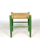 Scandinavian rope stool