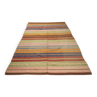 Turkish kilim rug,275x181 cm,myk-1235.