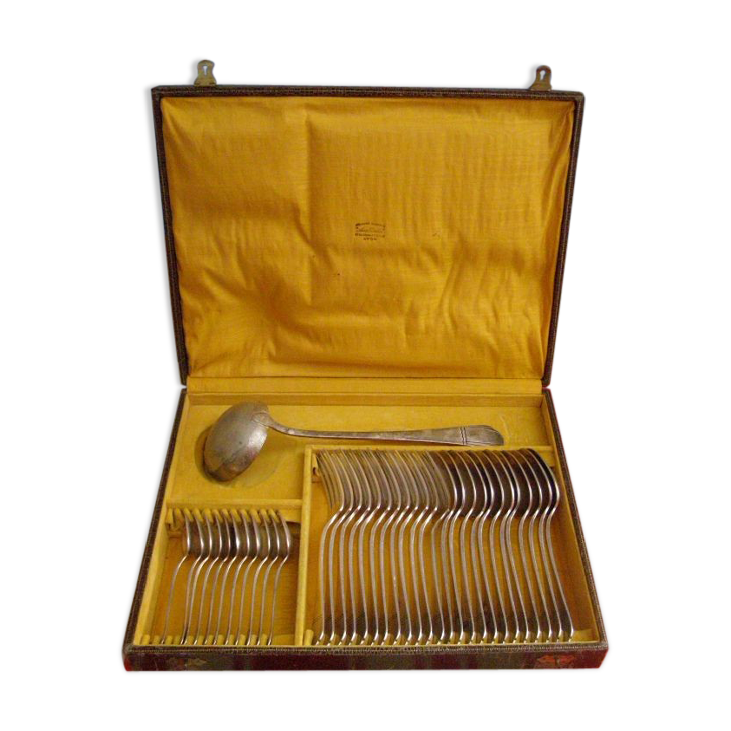 Argenterie " Bouillet Bourdelle" 36 couverts métal argenté Selency