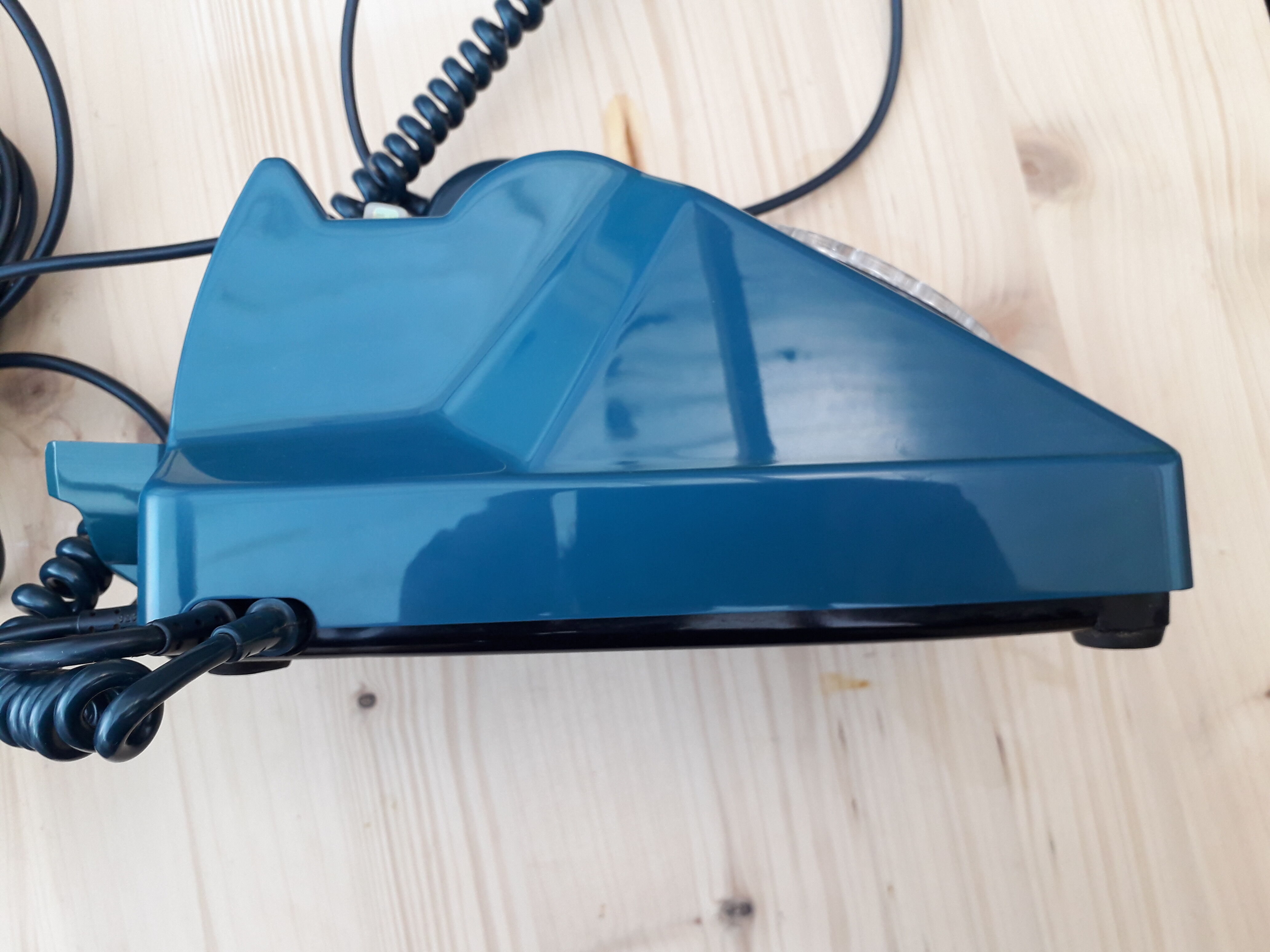 Vintage Blue Phone S63 Socotel with Dial