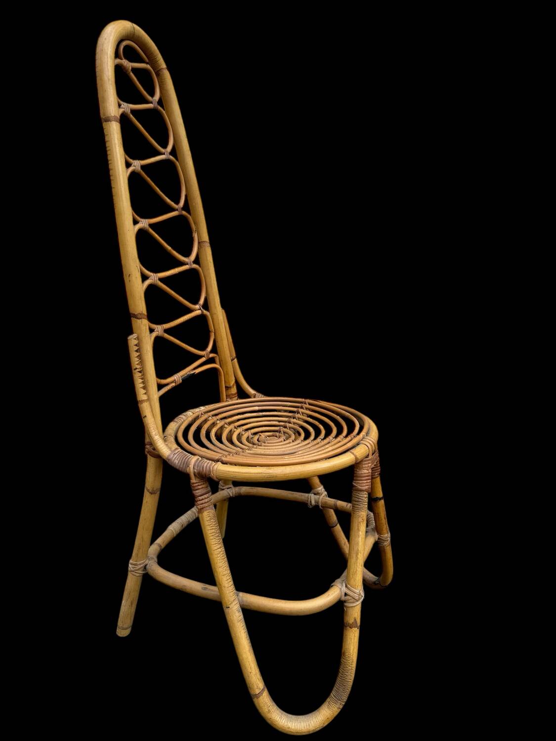 Bamboo Chairs by Dirk Van Sliedrecht for Rohe Noordwolde, 1960.Set of 3