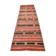 3x10 Red & Black Striped Kilim Runner Rug, 90x309Cm