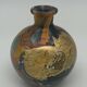 R BRANLY MULTILAYER BREATH GLASS BOTTLE MILLEFIORI SIGN 23 CM