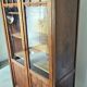 Parisian display cabinet in solid oak – 1950s – Authentic charm
