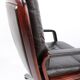 Paire de fauteuils visiteurs en cuir par Eugen Schmidt