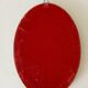 Vintage miniature painting oil painting under glass