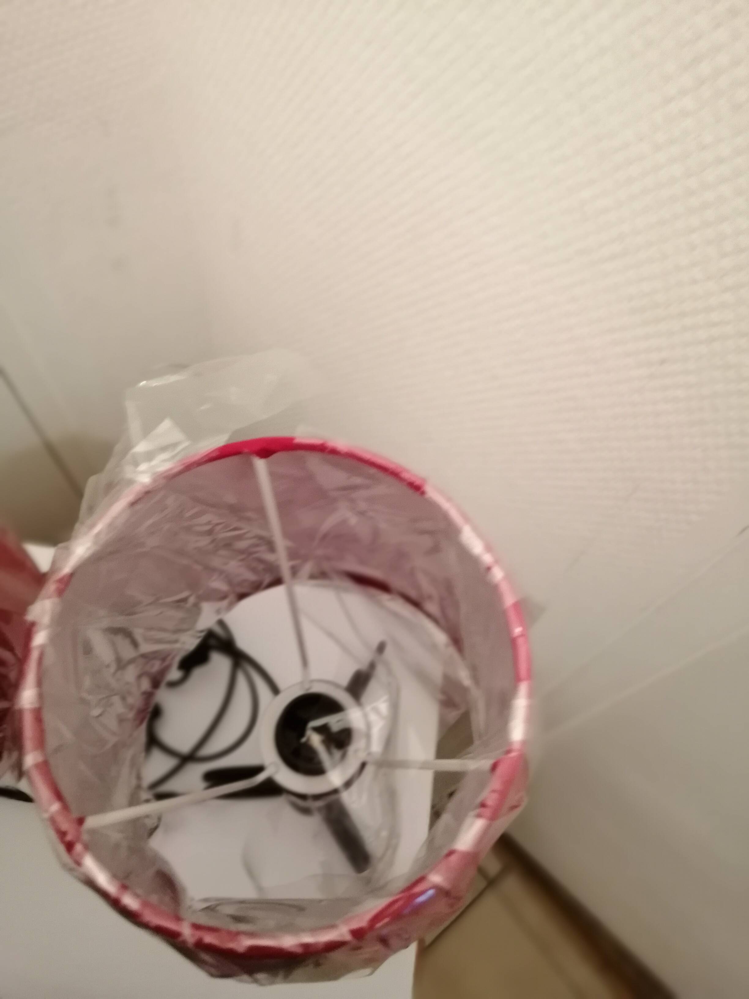 Pair of forged iron lamps