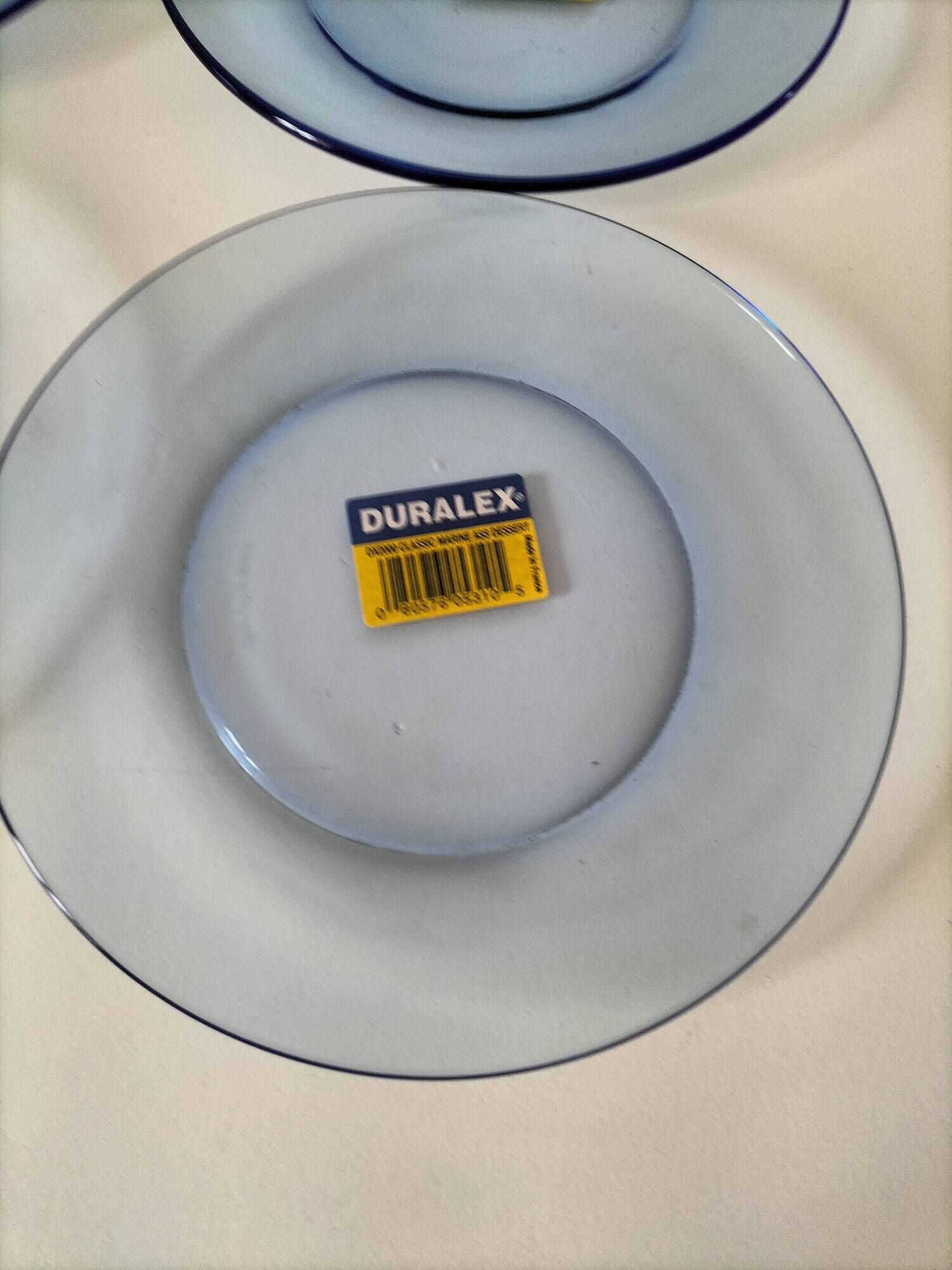 6 Duralex dessert plates – new with tags