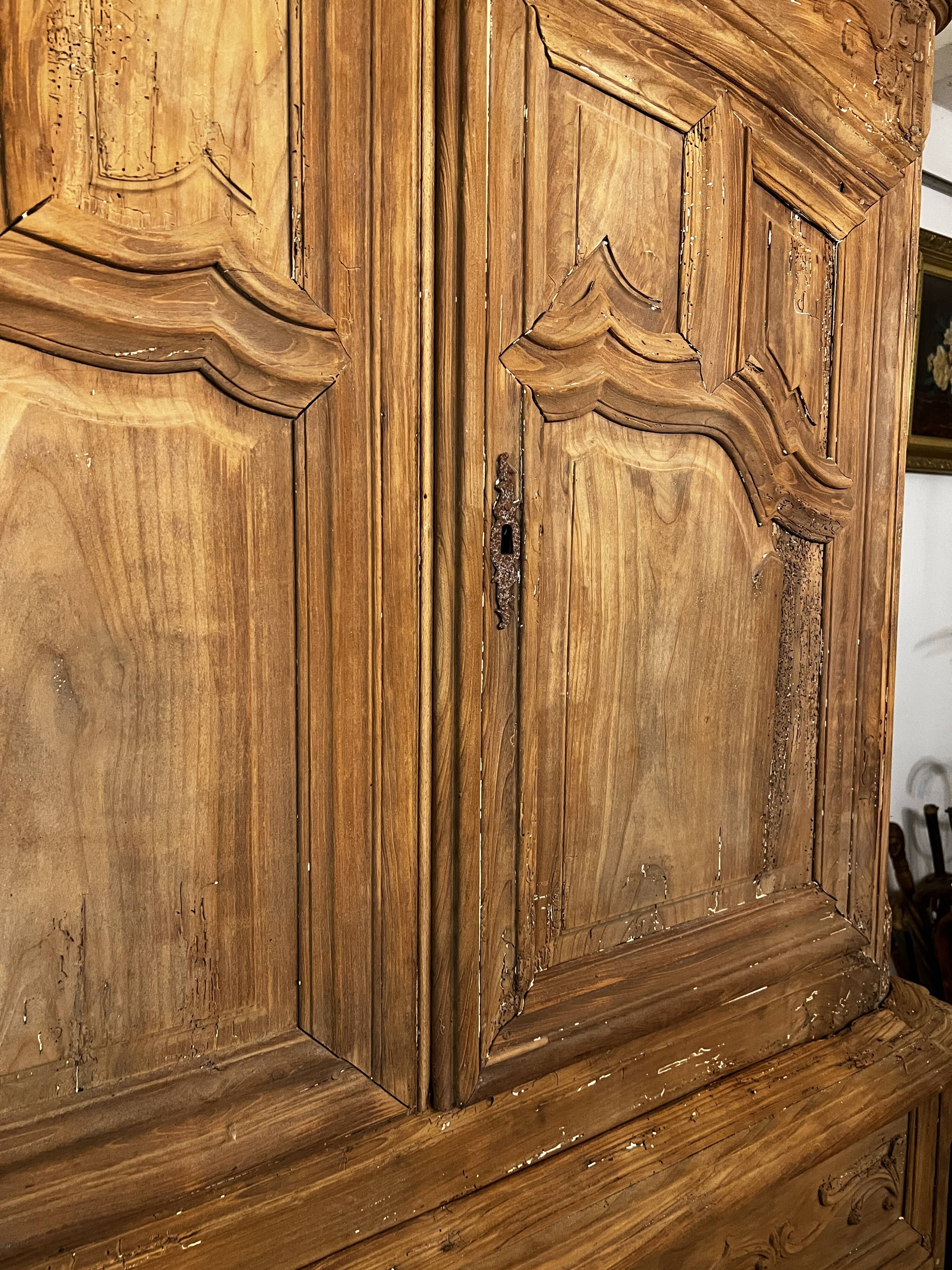 Two bodies cherry wood buffet