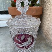 German Crystal Bonbonnière Hofbauer – "Byrdes" Collection (The Ru)