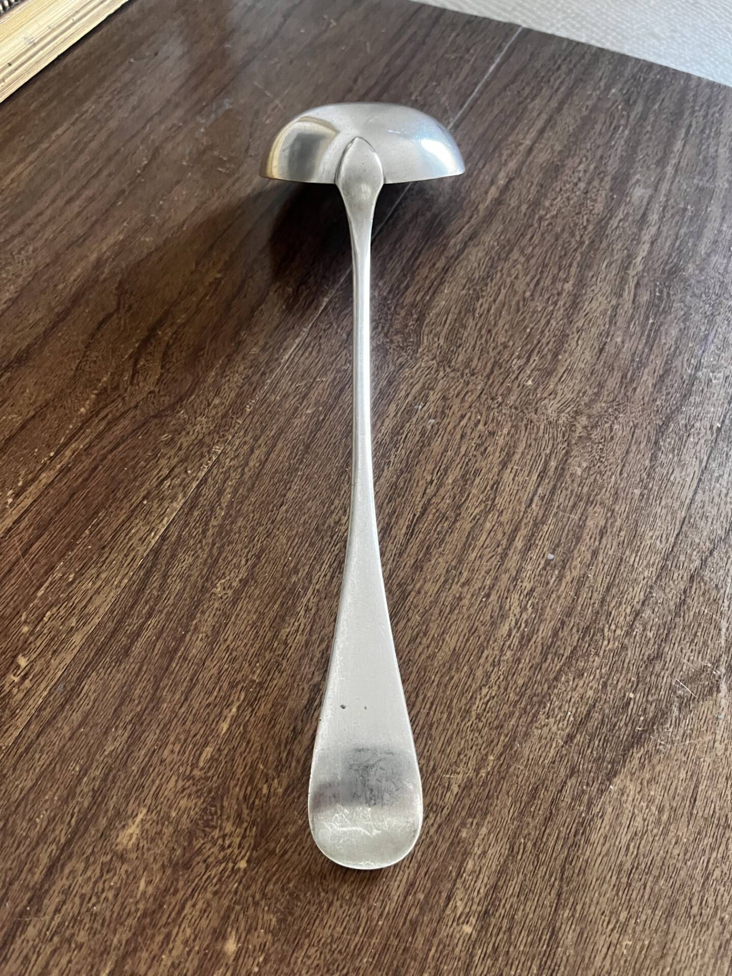 Silver-plated ladle