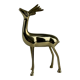 Vintage brass deer