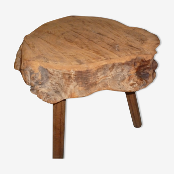 Wooden stool tree trunk Popular Art