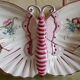 Butterfly in earthenware