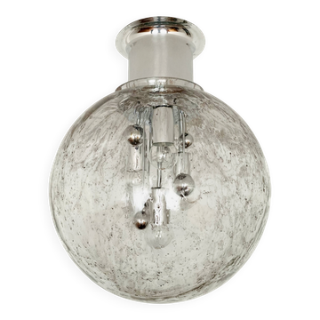 Ice Glass Flush Lamp by Doria