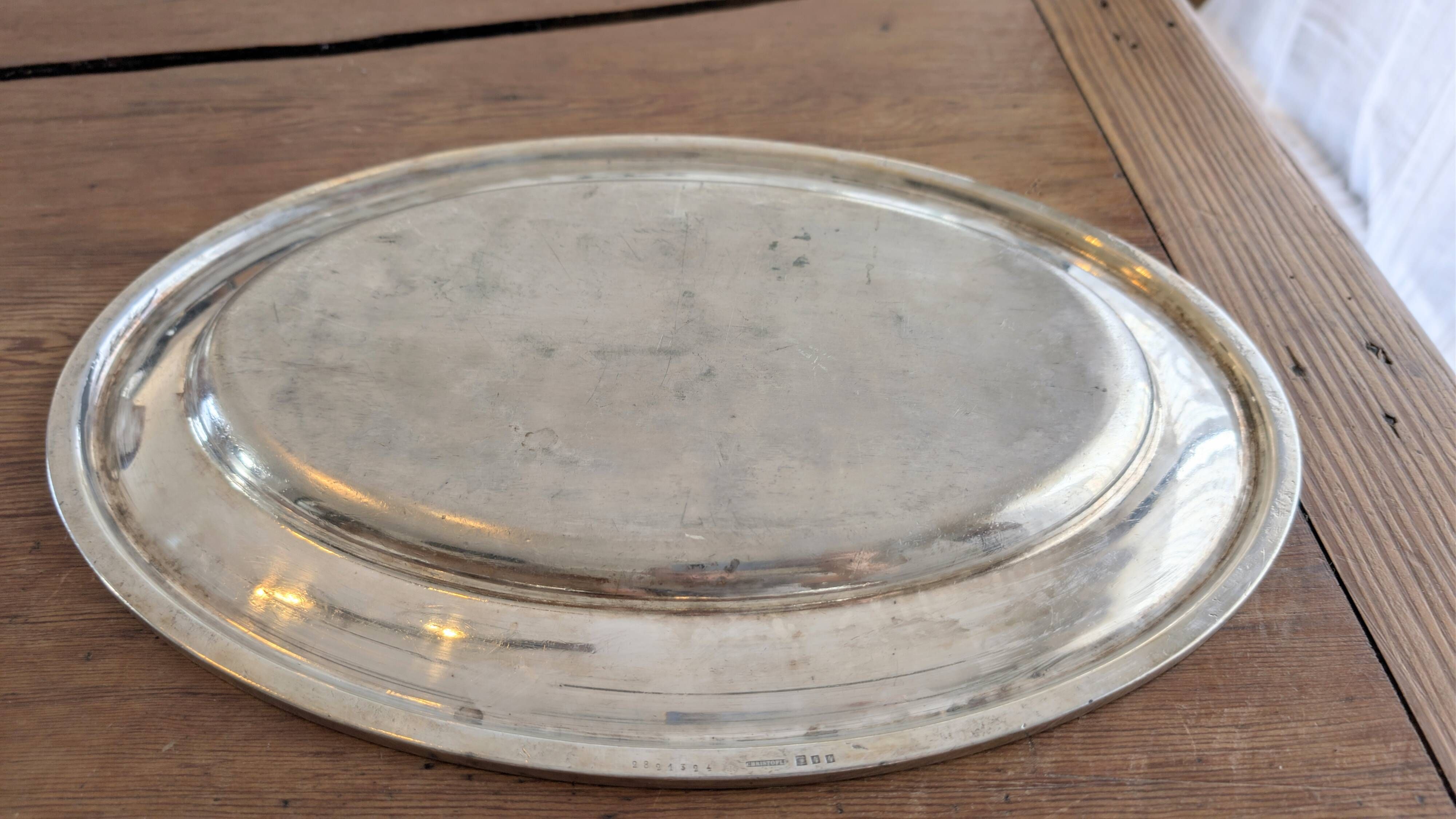 Christofle oval dish trio – Silver-plated metal, timeless elegance