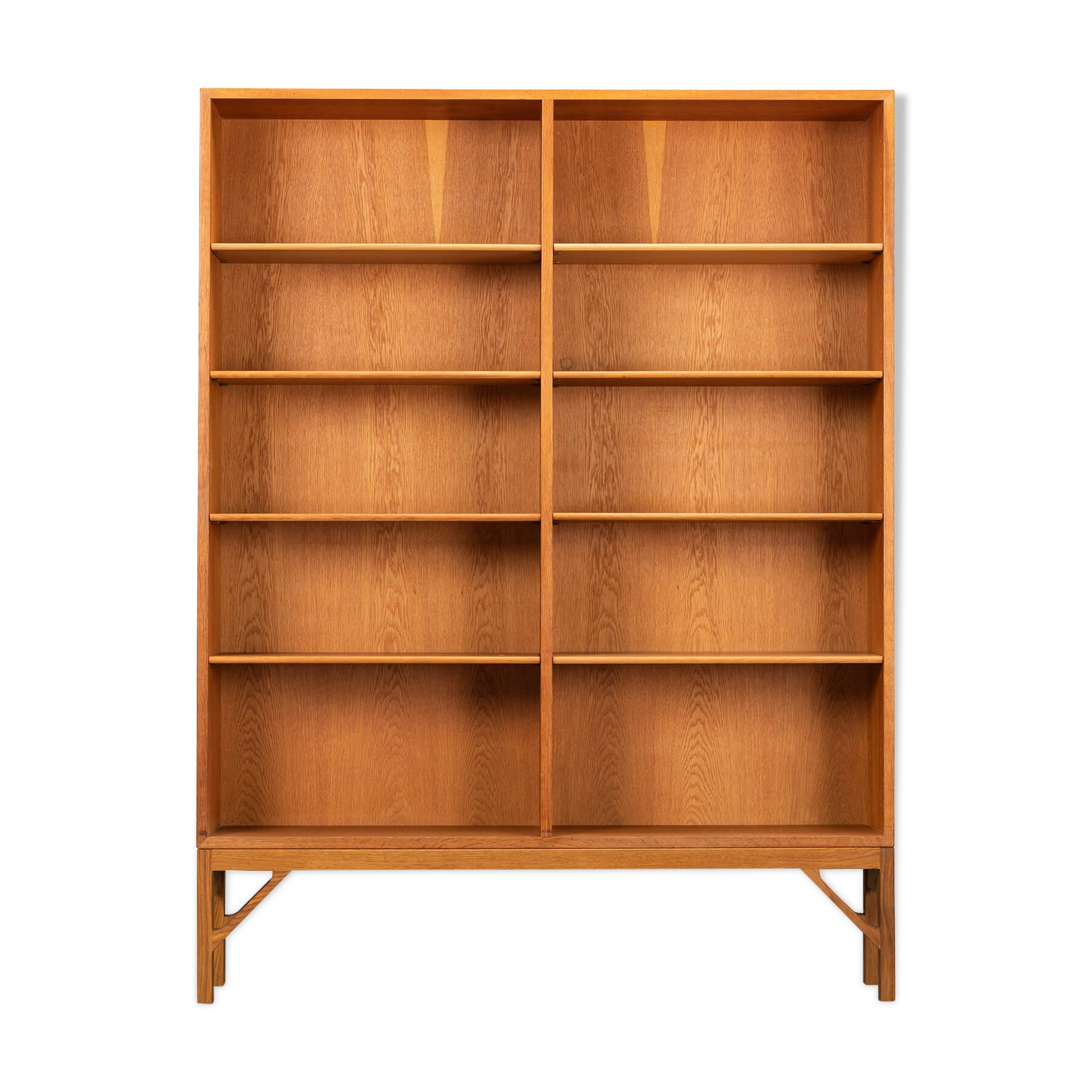 Danish Oak Bookcase "China" by Borge Mogensen for FDB Mobler, 1960s
