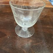 Art Nouveau Set of 32 Crystal Glasses - Engraved and Frosted Floral Pattern