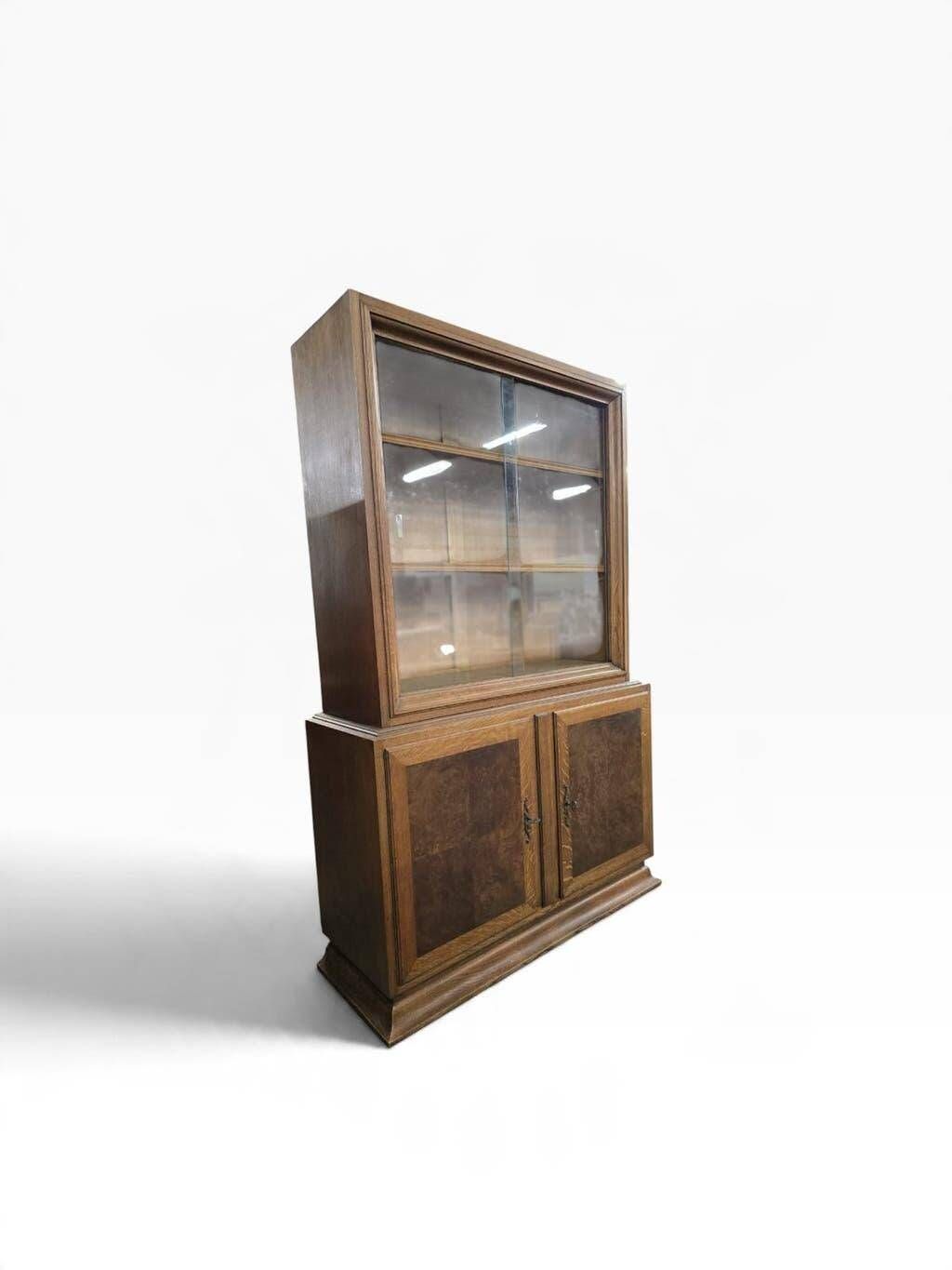 Vintage wooden display cabinet/shelf/wardrobe