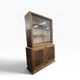 Vintage wooden display cabinet/shelf/wardrobe