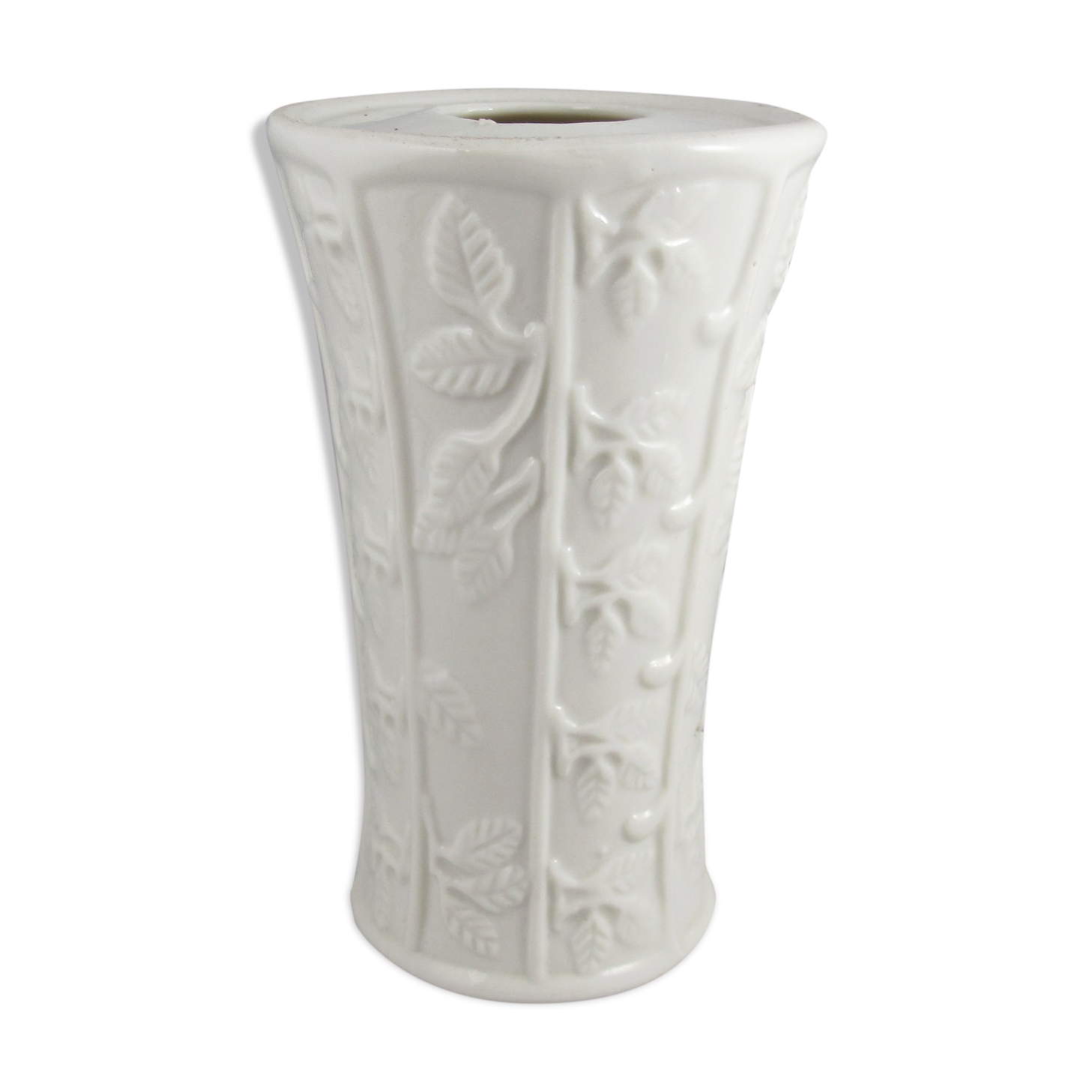 white porcelain vase