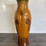 Art Nouveau vase in Flemish pottery