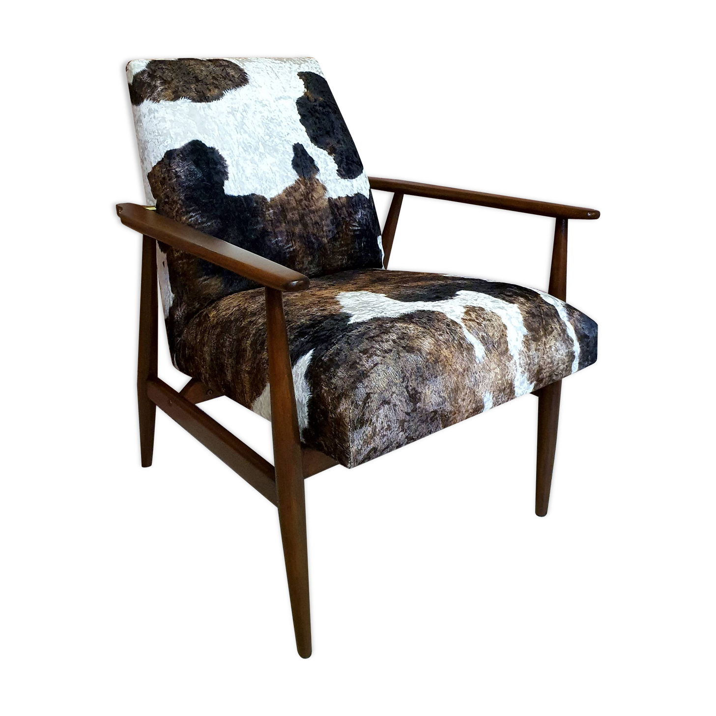 Armchair 1960s, PRL, vintage, Henryk Lis, Fox