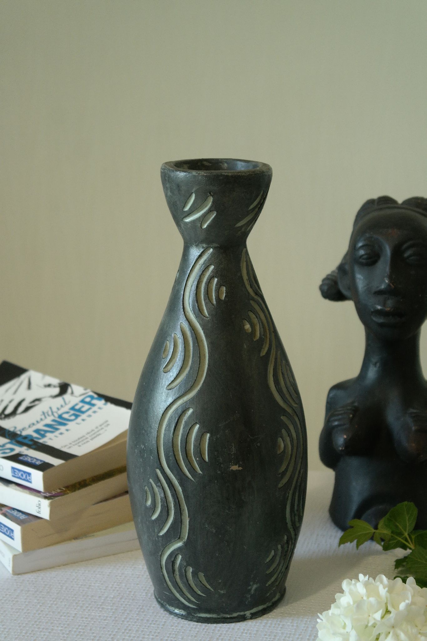 Ceramic vase GERUNDA SPAIN vintage brutalist
