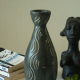 Ceramic vase GERUNDA SPAIN vintage brutalist