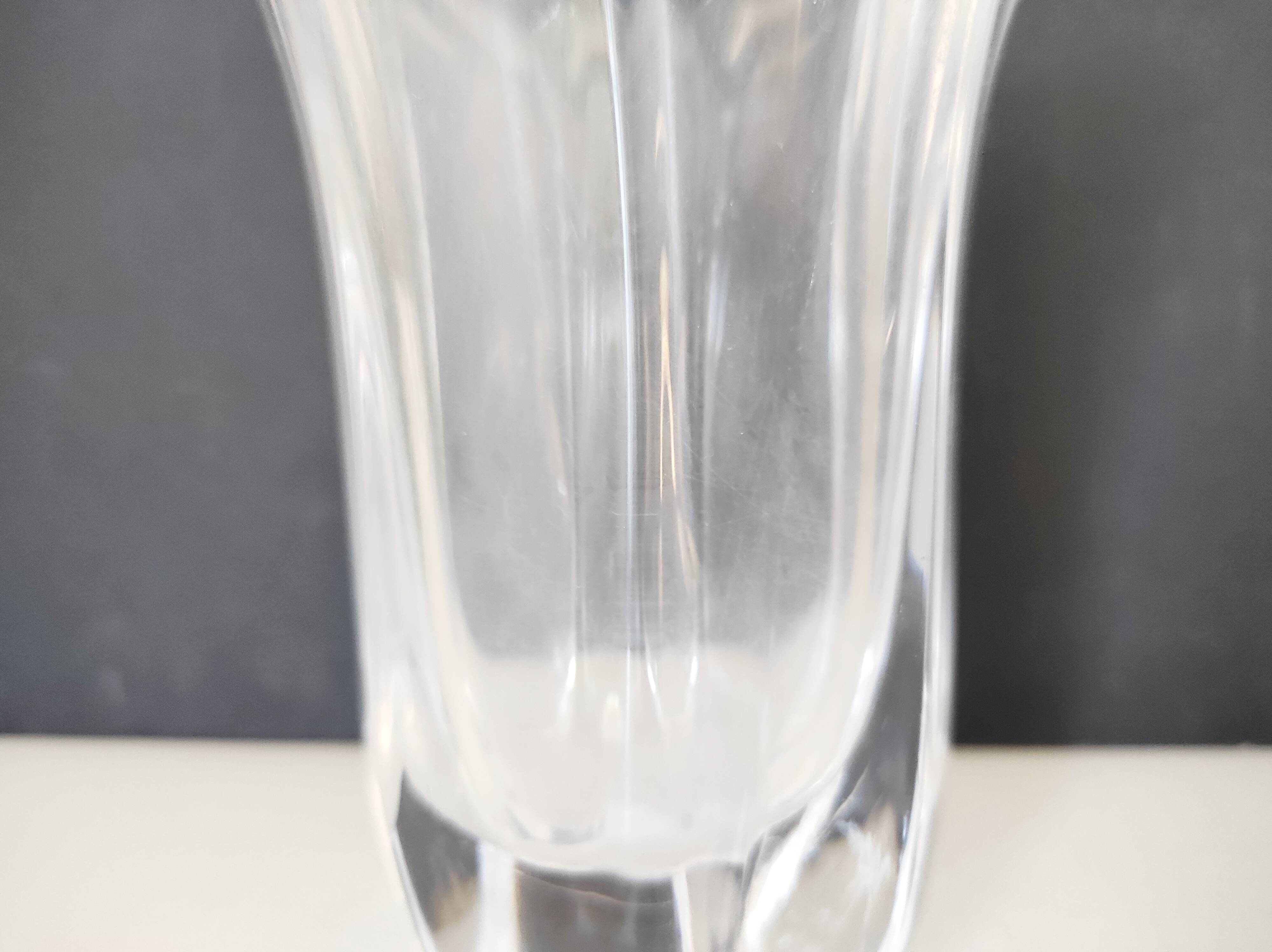 Daum France crystal vase