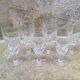 Set of 6 absinthe glasses