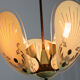 Vintage murano glass pendant light, 1950s