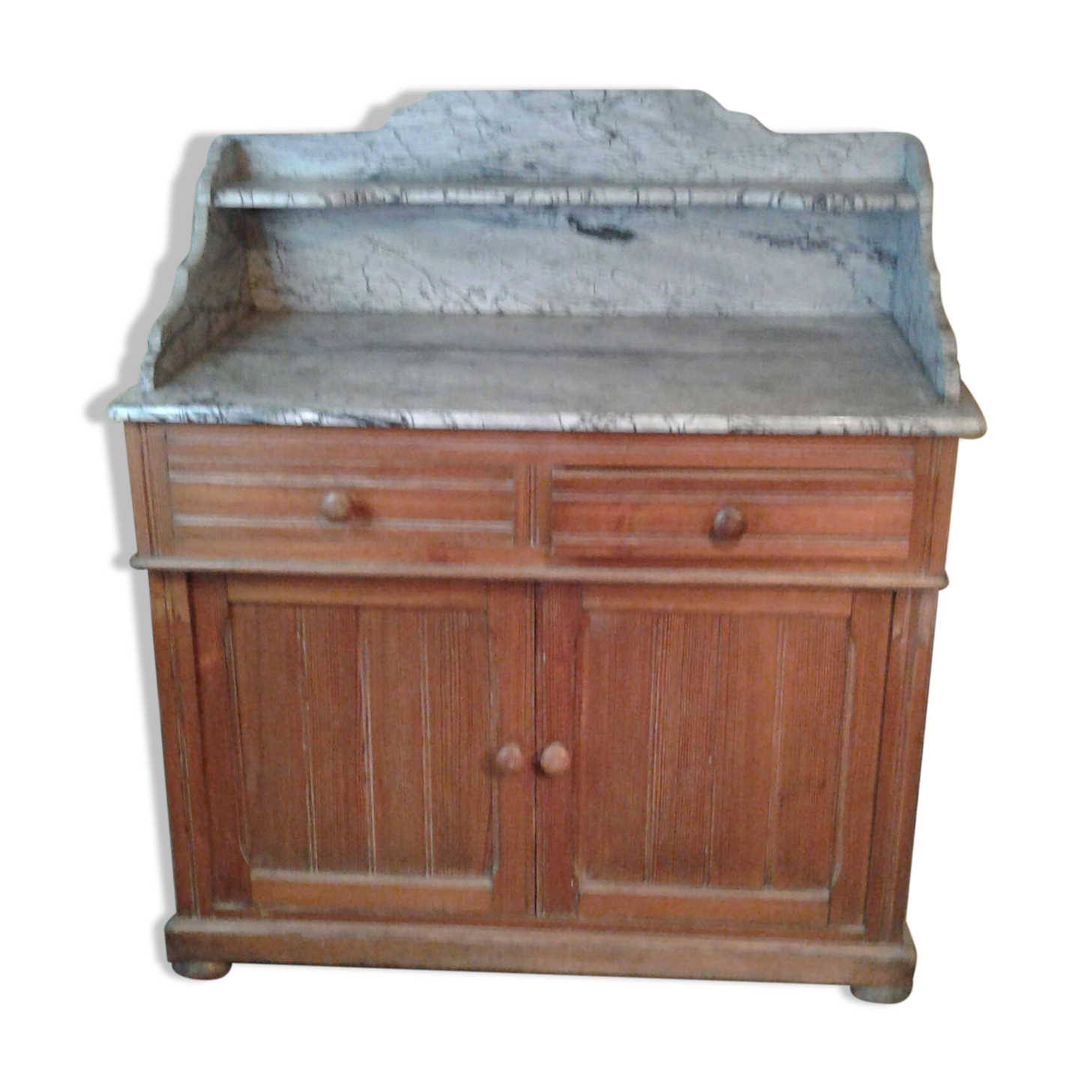 Bathroom furniture with marble