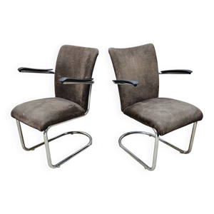2 chaises vintage Toon - wit