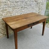 Solid wood farmhouse table 128 cm