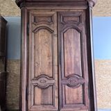 Solid oak wardrobe