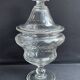 Drageoir avec couvercle - Verre soufflé taillé – XIXème