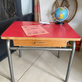 Vintage Formica children's desk and chair set