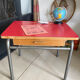 Ensemble bureau et chaise Formica enfant vintage