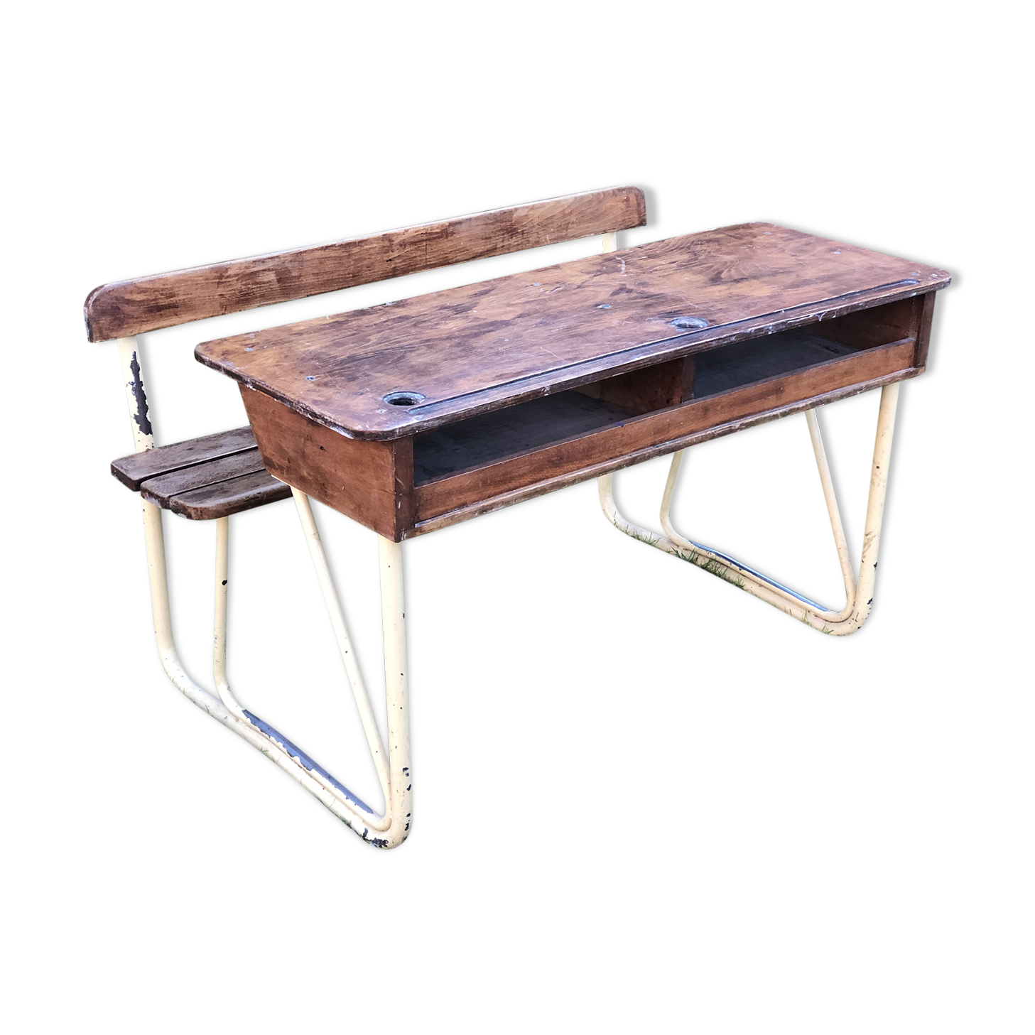 Double schoolboy desk