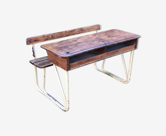 Bureau d'écolier double