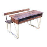 Double schoolboy desk