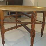Moroccan coffee table brass