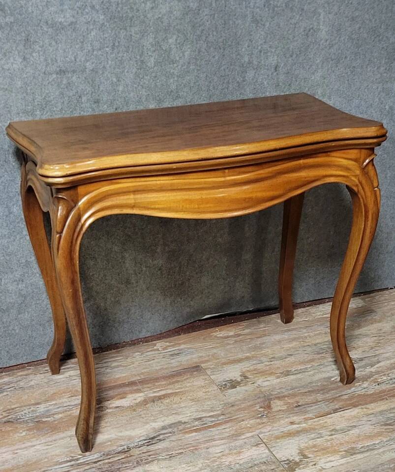 Louis XV style mahogany games table circa 1850