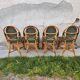 4 chaises vintage de bistrot parisien